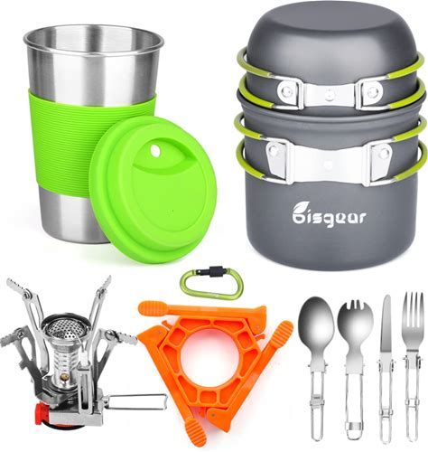 Bisgear Camping Cookware Stove Set